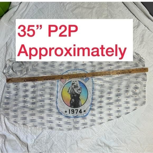 Blondie cardigan up cycle blue white oversized flowing - Picture 2 of 12